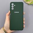 قاب گوشی Galaxy A13 5G - A04S سامسونگ سیلیکونی اورجینال پاک کنی سورا SORA درجه یک زیربسته سبز کد 169845