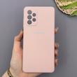 قاب گوشی Galaxy A72 سامسونگ سیلیکونی اورجینال پاک کنی سورا SORA درجه یک زیربسته گلبهی کد 169857