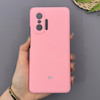 قاب گوشی Mi 11T - Mi 11T Pro شیائومی سیلیکونی اورجینال پاک کنی سورا SORA درجه یک زیربسته صورتی کد 169867