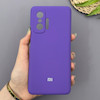 قاب گوشی Mi 11T - Mi 11T Pro شیائومی سیلیکونی اورجینال پاک کنی سورا SORA درجه یک زیربسته بنفش کد 169869