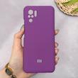 قاب گوشی Redmi Note 10 4G - Redmi Note 10S - Poco M5S شیائومی سیلیکونی اورجینال پاک کنی سورا SORA درجه یک زیربسته بنفش کد 169875