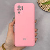 قاب گوشی Redmi Note 10 4G - Redmi Note 10S - Poco M5S شیائومی سیلیکونی اورجینال پاک کنی سورا SORA درجه یک زیربسته صورتی کد 169876