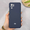 قاب گوشی Redmi Note 10 4G - Redmi Note 10S - Poco M5S شیائومی سیلیکونی اورجینال پاک کنی سورا SORA درجه یک زیربسته سرمه ای کد 169882