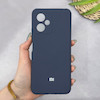 قاب گوشی Redmi Note 12 5G شیائومی سیلیکونی اورجینال پاک کنی سورا SORA درجه یک زیربسته سرمه ای کد 169883