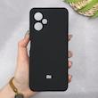 قاب گوشی Redmi Note 12 5G شیائومی سیلیکونی اورجینال پاک کنی سورا SORA درجه یک زیربسته مشکی کد 169891