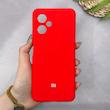قاب گوشی Redmi Note 12 5G شیائومی سیلیکونی اورجینال پاک کنی سورا SORA درجه یک زیربسته قرمز کد 169892