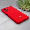 قاب گوشی Redmi Note 12 5G شیائومی سیلیکونی اورجینال پاک کنی سورا SORA درجه یک زیربسته قرمز کد 169892