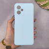 قاب گوشی Redmi Note 12 5G شیائومی سیلیکونی اورجینال پاک کنی سورا SORA درجه یک زیربسته آبی روشن کد 169894