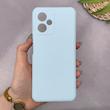 قاب گوشی Redmi Note 12 5G شیائومی سیلیکونی اورجینال پاک کنی سورا SORA درجه یک زیربسته آبی روشن کد 169894