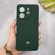 قاب گوشی Redmi Note 14 4G شیائومی سیلیکونی اورجینال پاک کنی سورا SORA درجه یک زیربسته سبز کد 169897