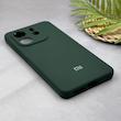 قاب گوشی Redmi Note 14 4G شیائومی سیلیکونی اورجینال پاک کنی سورا SORA درجه یک زیربسته سبز کد 169897