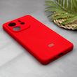 قاب گوشی Redmi Note 14 4G شیائومی سیلیکونی اورجینال پاک کنی سورا SORA درجه یک زیربسته قرمز کد 169904