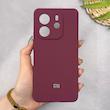 قاب گوشی Redmi Note 14 4G شیائومی سیلیکونی اورجینال پاک کنی سورا SORA درجه یک زیربسته زرشکی کد 169905