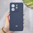 قاب گوشی Redmi Note 14 4G شیائومی سیلیکونی اورجینال پاک کنی سورا SORA درجه یک زیربسته سرمه ای کد 169907