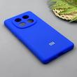 قاب گوشی Redmi Note 14 Pro 4G شیائومی سیلیکونی اورجینال پاک کنی سورا SORA درجه یک زیربسته آبی کاربنی کد 169911
