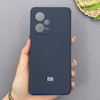 قاب گوشی Redmi Note 12 Pro Plus شیائومی سیلیکونی اورجینال پاک کنی سورا SORA درجه یک زیربسته سرمه ای کد 169924