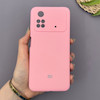 قاب گوشی Poco M4 Pro 4G شیائومی سیلیکونی اورجینال پاک کنی سورا SORA درجه یک زیربسته صورتی کد 169937