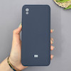 قاب گوشی Redmi 9A - Redmi 9AT - Redmi 9A Sport شیائومی سیلیکونی اورجینال پاک کنی سورا SORA درجه یک زیربسته سرمه ای کد 169961