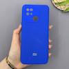قاب گوشی Redmi 10C - Redmi 10 Power - Poco C40 شیائومی سیلیکونی اورجینال پاک کنی سورا SORA درجه یک زیربسته آبی کاربنی کد 169980
