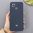 قاب گوشی Redmi 10C - Redmi 10 Power - Poco C40 شیائومی سیلیکونی اورجینال پاک کنی سورا SORA درجه یک زیربسته سرمه ای کد 169987