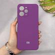 قاب گوشی Redmi 12 - Poco M6 Pro 5G شیائومی سیلیکونی اورجینال پاک کنی سورا SORA درجه یک زیربسته بنفش کد 169990
