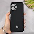 قاب گوشی Redmi 12 - Poco M6 Pro 5G شیائومی سیلیکونی اورجینال پاک کنی سورا SORA درجه یک زیربسته مشکی کد 169992