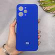 قاب گوشی Redmi 12 - Poco M6 Pro 5G شیائومی سیلیکونی اورجینال پاک کنی سورا SORA درجه یک زیربسته آبی کاربنی کد 169995