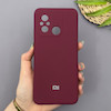 قاب گوشی Redmi 12C - Poco C55 - Redmi 11A شیائومی سیلیکونی اورجینال پاک کنی سورا SORA درجه یک زیربسته زرشکی کد 1000000
