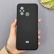 قاب گوشی Redmi 12C - Poco C55 - Redmi 11A شیائومی سیلیکونی اورجینال پاک کنی سورا SORA درجه یک زیربسته مشکی کد 1000001