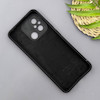 قاب گوشی Redmi 12C - Poco C55 - Redmi 11A شیائومی سیلیکونی اورجینال پاک کنی سورا SORA درجه یک زیربسته مشکی کد 1000001