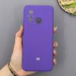 قاب گوشی Redmi 12C - Poco C55 - Redmi 11A شیائومی سیلیکونی اورجینال پاک کنی سورا SORA درجه یک زیربسته بنفش کد 1000003