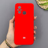 قاب گوشی Redmi 12C - Poco C55 - Redmi 11A شیائومی سیلیکونی اورجینال پاک کنی سورا SORA درجه یک زیربسته قرمز کد 1000008
