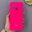 قاب گوشی Redmi 12C - Poco C55 - Redmi 11A شیائومی سیلیکونی اورجینال پاک کنی سورا SORA درجه یک زیربسته سرخابی کد 1000010