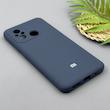 قاب گوشی Redmi 12C - Poco C55 - Redmi 11A شیائومی سیلیکونی اورجینال پاک کنی سورا SORA درجه یک زیربسته سرمه ای کد 1000013