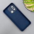 قاب گوشی Redmi 12C - Poco C55 - Redmi 11A شیائومی سیلیکونی اورجینال پاک کنی سورا SORA درجه یک زیربسته سرمه ای کد 1000013