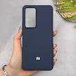 قاب گوشی Xiaomi 12T - Xiaomi 12T Pro - Redmi K50 Ultra شیائومی سیلیکونی اورجینال پاک کنی سورا SORA درجه یک زیربسته سرمه ای کد 1000014