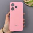قاب گوشی Redmi 13 4G - Redmi 13 5G - Redmi 13X - Poco M6 4G شیائومی سیلیکونی اورجینال پاک کنی سورا SORA درجه یک زیربسته صورتی کد 1000025