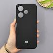 قاب گوشی Redmi 13 4G - Redmi 13 5G - Redmi 13X - Poco M6 4G شیائومی سیلیکونی اورجینال پاک کنی سورا SORA درجه یک زیربسته مشکی کد 1000028