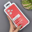 قاب گوشی Redmi 13 4G - Redmi 13 5G - Redmi 13X - Poco M6 4G شیائومی سیلیکونی اورجینال پاک کنی سورا SORA درجه یک زیربسته قرمز کد 1000030