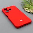 قاب گوشی Redmi 13 4G - Redmi 13 5G - Redmi 13X - Poco M6 4G شیائومی سیلیکونی اورجینال پاک کنی سورا SORA درجه یک زیربسته قرمز کد 1000030