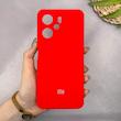 قاب گوشی Redmi 13C - Poco C65 شیائومی سیلیکونی اورجینال پاک کنی سورا SORA درجه یک زیربسته قرمز کد 1000037