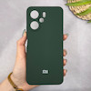 قاب گوشی Redmi 13C - Poco C65 شیائومی سیلیکونی اورجینال پاک کنی سورا SORA درجه یک زیربسته سبز کد 1000039