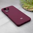 قاب گوشی Redmi 13C - Poco C65 شیائومی سیلیکونی اورجینال پاک کنی سورا SORA درجه یک زیربسته زرشکی کد 1000041