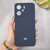 قاب گوشی Redmi 13C - Poco C65 شیائومی سیلیکونی اورجینال پاک کنی سورا SORA درجه یک زیربسته سرمه ای کد 1000042