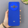 قاب گوشی Redmi A3 - Redmi A3X شیائومی سیلیکونی اورجینال پاک کنی سورا SORA درجه یک زیربسته آبی کاربنی کد 1000045