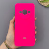 قاب گوشی Redmi A3 - Redmi A3X شیائومی سیلیکونی اورجینال پاک کنی سورا SORA درجه یک زیربسته سرخابی کد 1000048