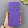 قاب گوشی Redmi A3 - Redmi A3X شیائومی سیلیکونی اورجینال پاک کنی سورا SORA درجه یک زیربسته بنفش کد 1000049