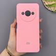 قاب گوشی Redmi A3 - Redmi A3X شیائومی سیلیکونی اورجینال پاک کنی سورا SORA درجه یک زیربسته صورتی کد 1000051