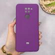 قاب گوشی Redmi 10X - Redmi Note 9 شیائومی سیلیکونی اورجینال پاک کنی سورا SORA درجه یک زیربسته بنفش کد 1000054
