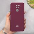 قاب گوشی Redmi 10X - Redmi Note 9 شیائومی سیلیکونی اورجینال پاک کنی سورا SORA درجه یک زیربسته زرشکی کد 1000056